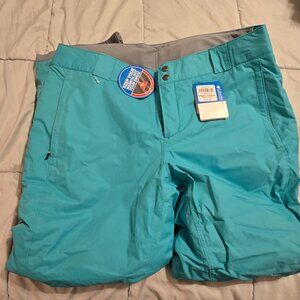 Columbia Bugaboo Omni-Heat Women's Snow Ski SnowBoard Pants Size 1XReg Teal Aqua